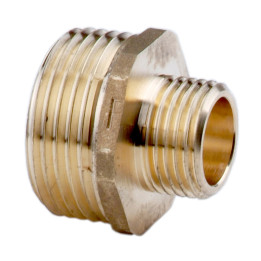 NYPEL REDUKCYJNY MOSIĘŻNY 2" X 1 1-4" ŻÓłTY