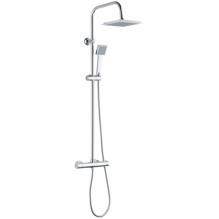 DESZCZOWNICA Z BATERIĄ TERMOSTATYCZNĄ CHROM NBJ 051T