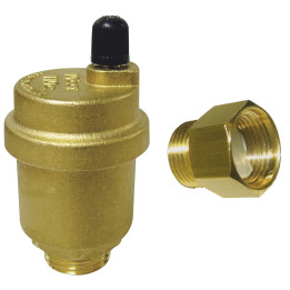 ODPOWIETRZNIK AUTOMATYCZNY PROSTY 3-8" Z ZAWOREM STOPOWYM