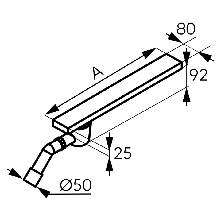 EASY NEW ODPłYW LINIOWY 60CM