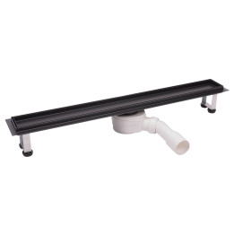 ODPłYW LINIOWY POD PłYTKĘ 70CM, CZARNY