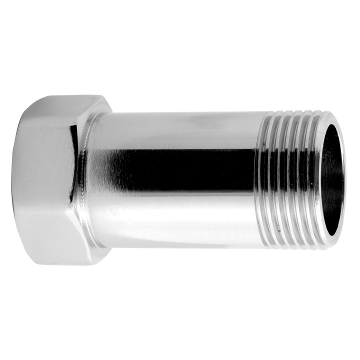PRZEDłUŻKA DO BATERII ŚCIENNEJ, 3-4", CHROMOWANA
