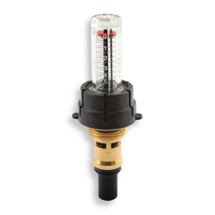 PRZEPłYWOMIERZ (ROTAMETR) DO ROZDZIELACZA 1-2", 0-5 L/MIN, GLIKOL 50%
