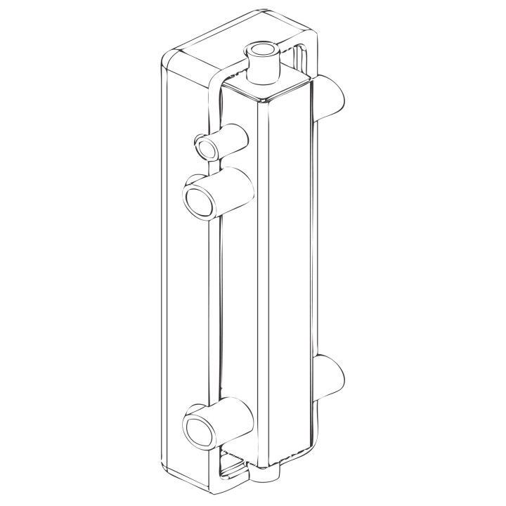 SPRZĘGłO HYDRAULICZNE Z IZOLACJĄ GZ 1 1-2" 3 M3-H