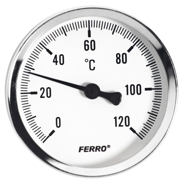 TERMOMETR 80 MM 1-2" AXIALNY 0-120°C