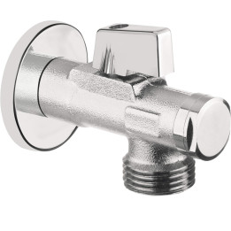 ZAWÓR KULOWY DO PODłĄCZENIA PRALKI LUB ZMYWARKI 1/2" - 3/4" CHROM VFA B64M
