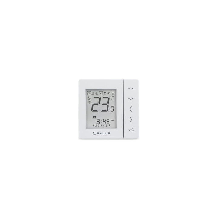 BEZPRZEWODOWY, CYFROWY REGULATOR TEMPERATURY 4W1, BIAłY, PODTYNKOWY, 230V, KOMPATYBILNY Z URZĄDZENIAMI SERII IT600RF