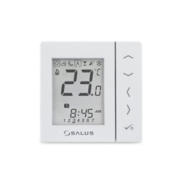 PROGRAMOWANY, ELEKTRONICZNY REGULATOR TEMPERATURY, BIAłY, PODTYNKOWY, 230V, KOMPATYBILNY Z URZĄDZENIAMI SERII EXPERT NSB