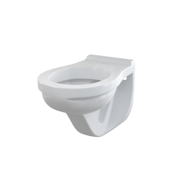 WISZĄCA MUSZLA WC BIAŁA CERAMICZNA 180MM KOMP. Z DESKAMI A60-A64SLIM