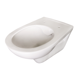 WISZĄCA MISKA WC CERAMICZNA BIAŁA BEZ PIERŚCIENIA RIMFLOW 3/6L