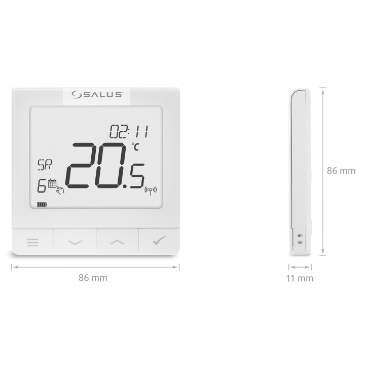 ULTRA-CIENKI BEZPRZEWODOWY REGULATOR OPENTHERM, AKUMULATOROWY