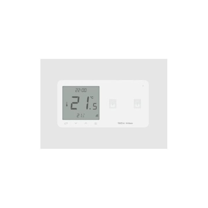 DWUPOLOWY DOTYKOWY SZKLANY WłĄCZNIK ROLET Z REGULATOREM TEMPERATURY WZR-02