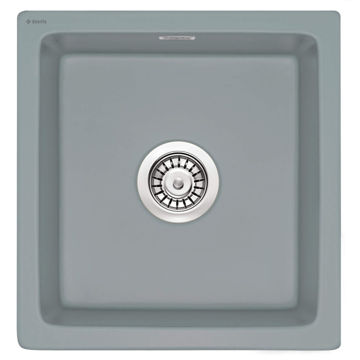 ZLEWOZMYWAK CERAMICZNY 1-KOMOROWY SZARY STAL ZCB 3103