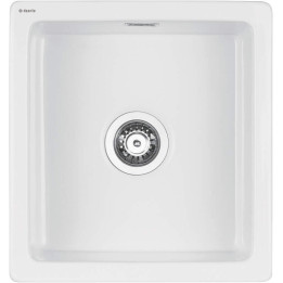 ZLEWOZMYWAK CERAMICZNY 1-KOMOROWY BIAłY STAL ZCB 6103