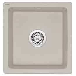 ZLEWOZMYWAK CERAMICZNY 1-KOMOROWY CAPPUCCINO STAL ZCB C103