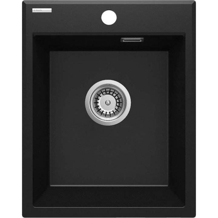 ZLEWOZMYWAK GRANITOWY 1-KOMOROWY NERO NERO ZQE N104