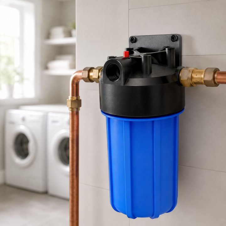 KORPUS BIG BLUE NA PODWÓJNYM ORINGU 10” PRZYŁĄCZE 1" USTM