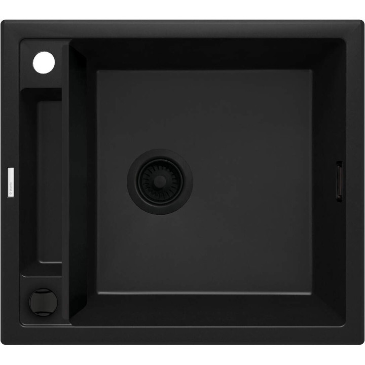 ZLEWOZMYWAK GRANITOWY MAGNETYCZNY 1-KOMOROWY NERO NERO ZRM N103