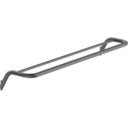 Wieszak na ręcznik podwójny - ścienny titanium ADI D631