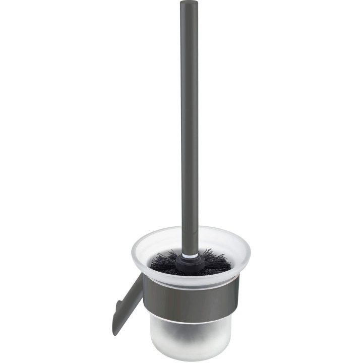 Szczotka WC wisząca titanium ADI D711