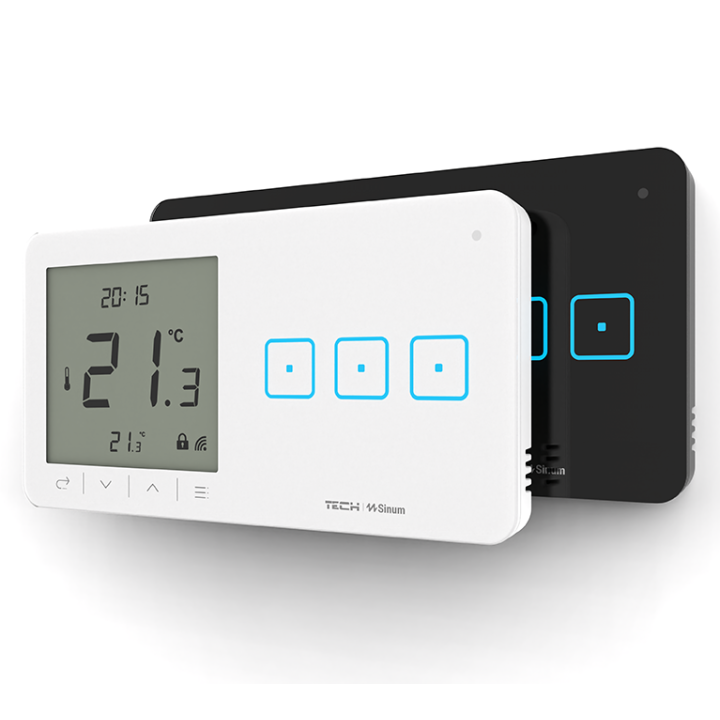 TRÓJPOLOWY BEZPRZEWODOWY DOTYKOWY SZKLANY WŁĄCZNIK Z REGULATOREM TEMPERATURY WSR-03