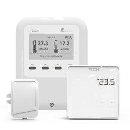 REGULATOR POKOJOWY Z KOMUNIKACJĄ OPENTHERM Z W-IFI BIAŁY