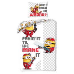 POŚCIEL MINIONKI MIN-0242BL MIKROFIBRA