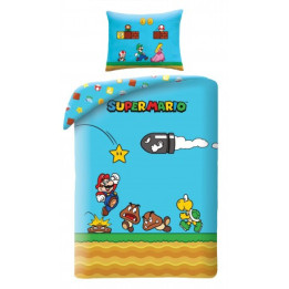 POŚCIEL SUPER MARIO NO-532BL MIKROFIBRA