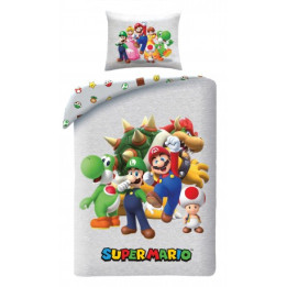 POŚCIEL SUPER MARIO NO-537BL MIKROFIBRA
