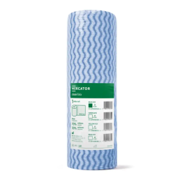MERCATOR CLEAN FALA BLUE 25SZT, CZYŚCIWO PROFESJONALNE, WISKOZA, POLIESTER, NIEBIESKIE