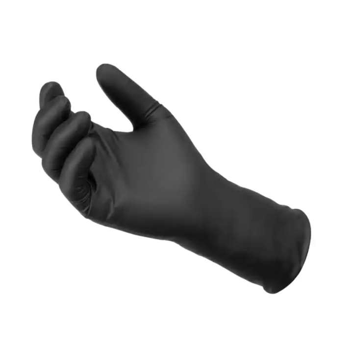 MERCATOR MOTO BLACK 100 SZT. ROZMIAR L RĘKAWICE NITRYLOWE, BEZPUDROWE, CZARNE