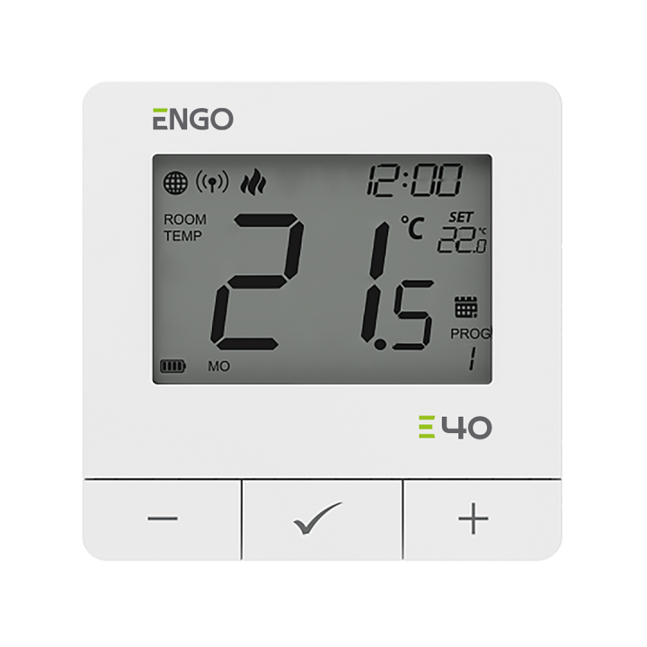 PROGRAMOWANY, INTERNETOWY REGULATOR TEMPERATURY, NATYNKOWY, BATERYJNY, ZIGBEE/868MHZ