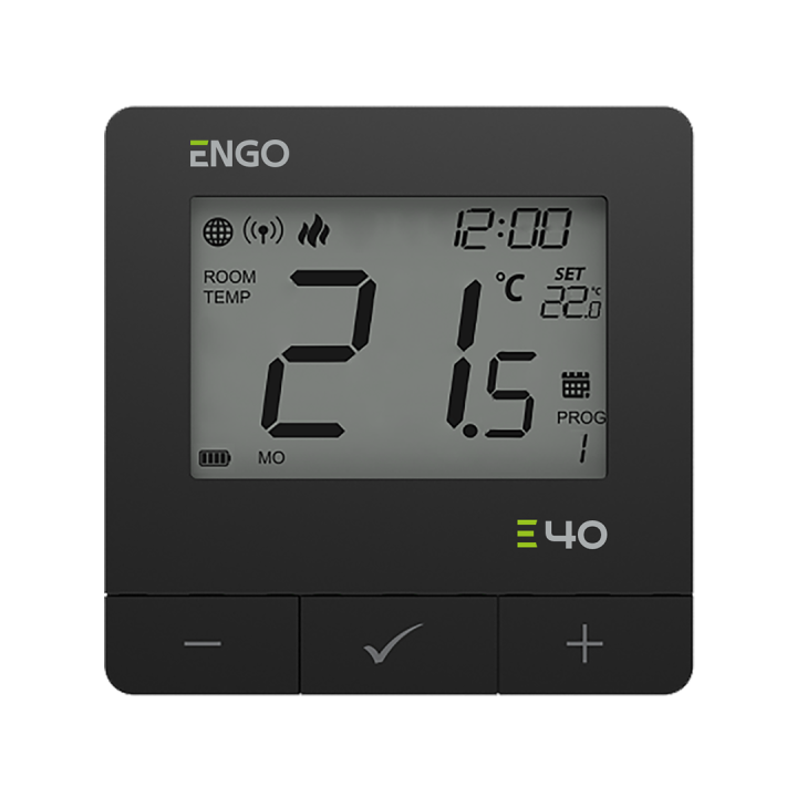 PROGRAMOWANY, INTERNETOWY REGULATOR TEMPERATURY, NATYNKOWY, BATERYJNY, ZIGBEE/868MHZ