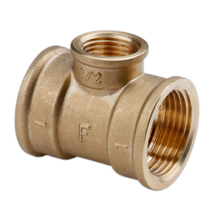 TRÓJNIK REDUKCYJNY MOSIĘŻNY 1" X 3-4" X 1" ŻÓŁTY
