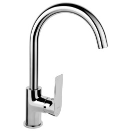 ALGEO SQUARE BATERIA ZLEWOZMYWAKOWA STOJĄCA, CHROM
