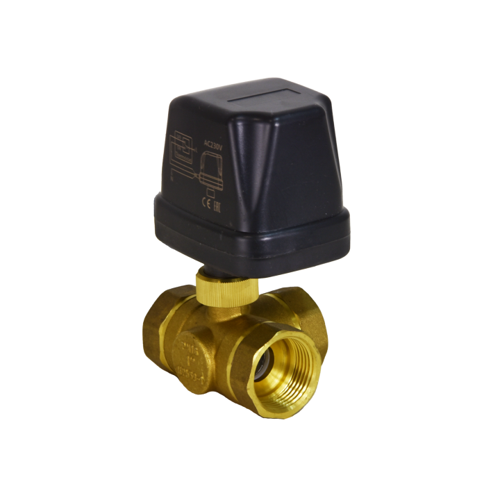 ELEKTROZAWÓR KULOWY DN25 - 3 DROGOWY