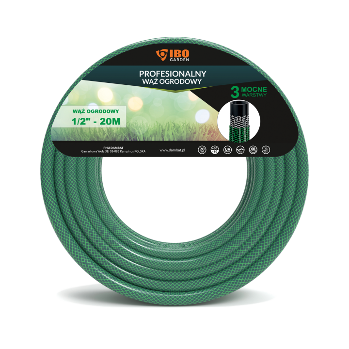 WĄŻ OGRODOWY IBO GARDEN 1/2" / 30M