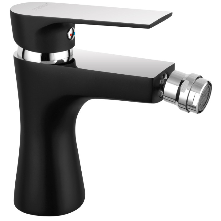 ALGEO SQUARE BATERIA BIDETOWA, CZARNY / CHROM