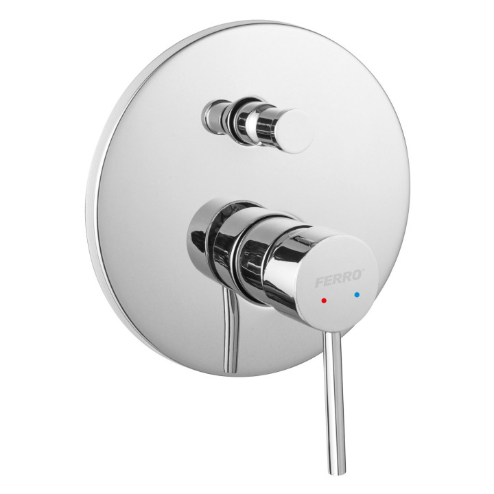 FIESTA BATERIA NATRYSKOWA PODTYNKOWA, 2-FUNKCYJNA, CHROM