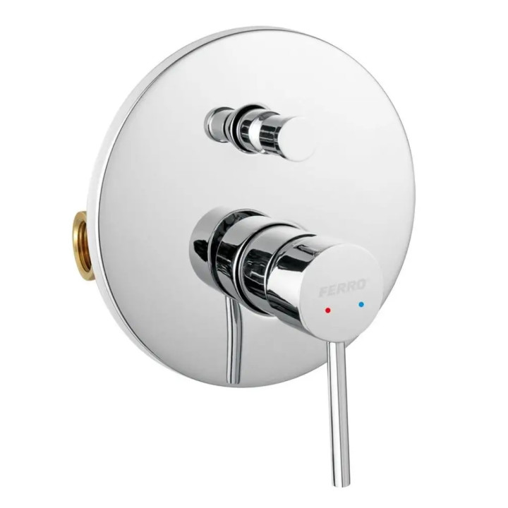 FIESTA BATERIA NATRYSKOWA PODTYNKOWA, 2-FUNKCYJNA, CHROM