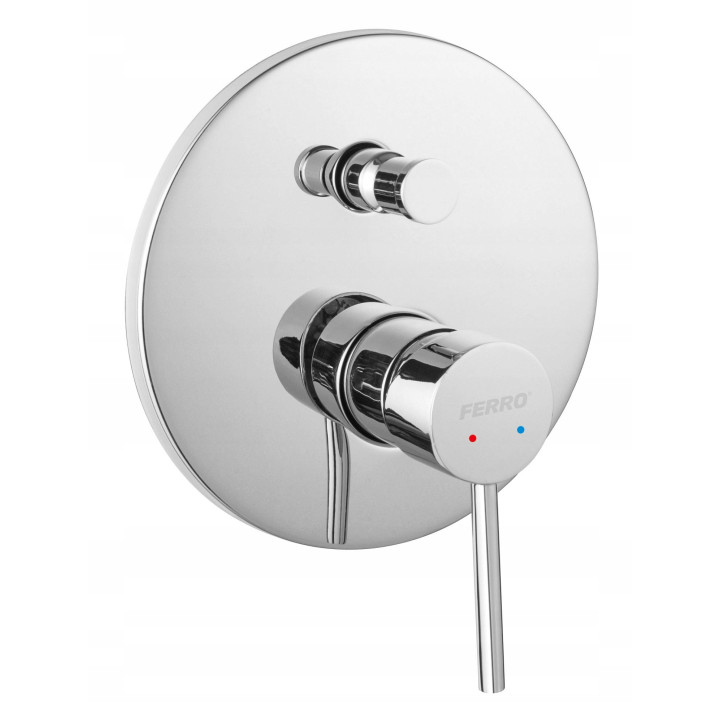 FIESTA BATERIA NATRYSKOWA PODTYNKOWA, 2-FUNKCYJNA, CHROM