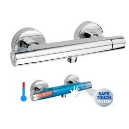 TRINITY BATERIA TERMOSTATYCZNA NATRYSKOWA SAFE TOUCH, CHROM