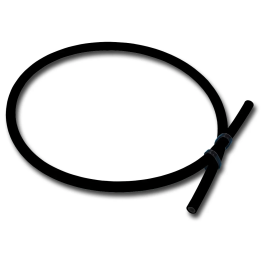 CZARNY WĘŻYK 1/4 CALA (6,4 MM) DO FILTRÓW WODY I LODÓWEK USTM TUBE14B