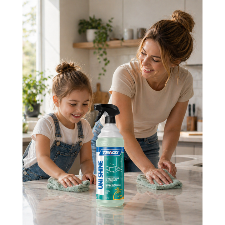 UNI SHINE OASIS 1L - ŚRODEK DO BŁYSZCZĄCYCH POWIERZCHNI O ŚWIEŻYM ZAPACHU