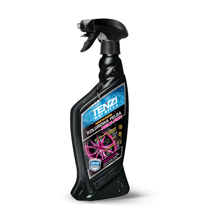 PROFESJONALNY PREPARAT NEONOWY DO CZYSZCZENIA FELG PINK 0,6L - SKUTECZNY ŚRODEK