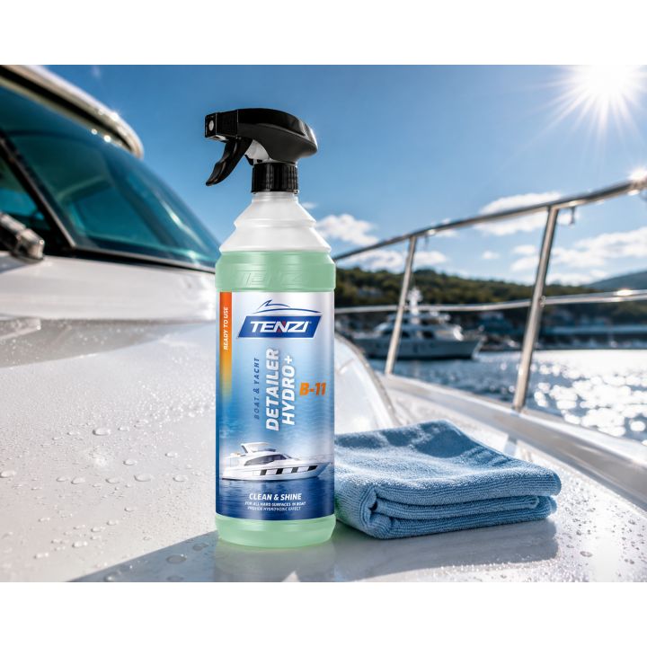 SZCZEGÓŁOWY PREPARAT HYDROFOBOWY HYDRO+ B-11 1L: UV OCHRONA I BŁYSK ŁODZI