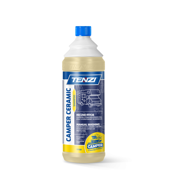 SZAMPON CERAMICZNY DO KAMPERÓW 1L - OCHRONA UV, HYDROFOBOWY POŁYSK, NANO FORMUŁA