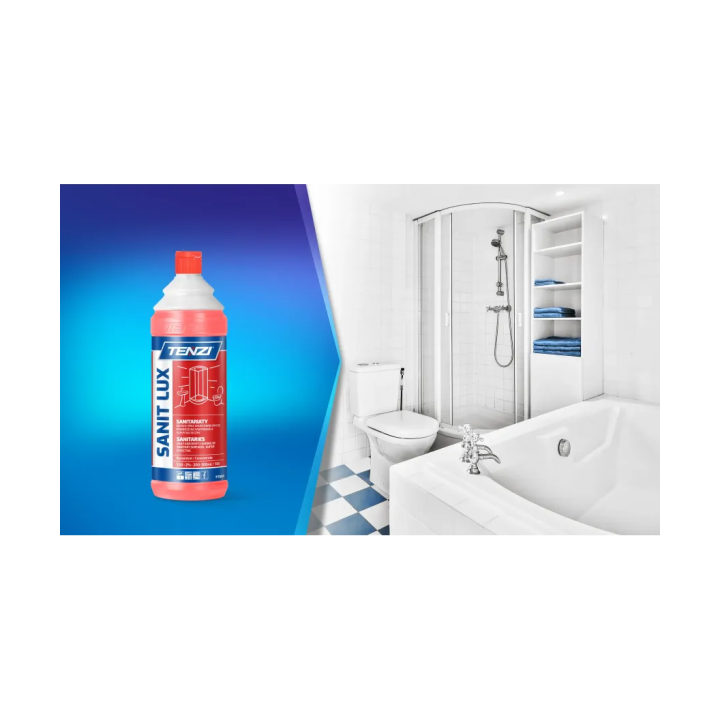 KONCENTRAT SANITARNY LUX 1L - DO MYCIA POWIERZCHNI ODPORNYCH NA KWASY