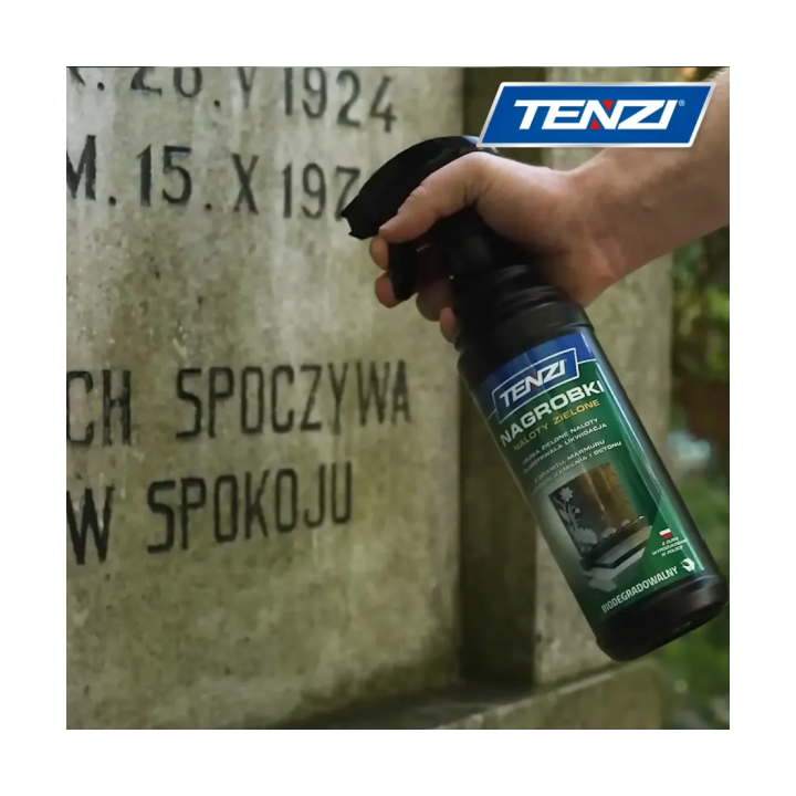 PREPARAT DO USUWANIA ZIELONYCH NALOTÓW Z NAGROBKÓW - DZIAŁA DO 2 LAT, 0,6L