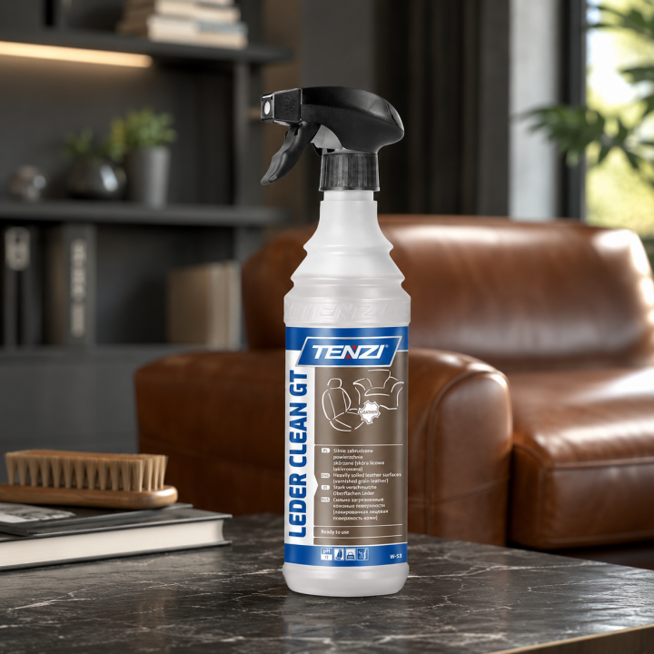 PROFESJONALNY ŚRODEK DO CZYSZCZENIA SKÓR LEDER CLEAN GT 0,6L